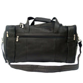 Piel Leather Travel Duffle with Side Pocket - Luggage Base
